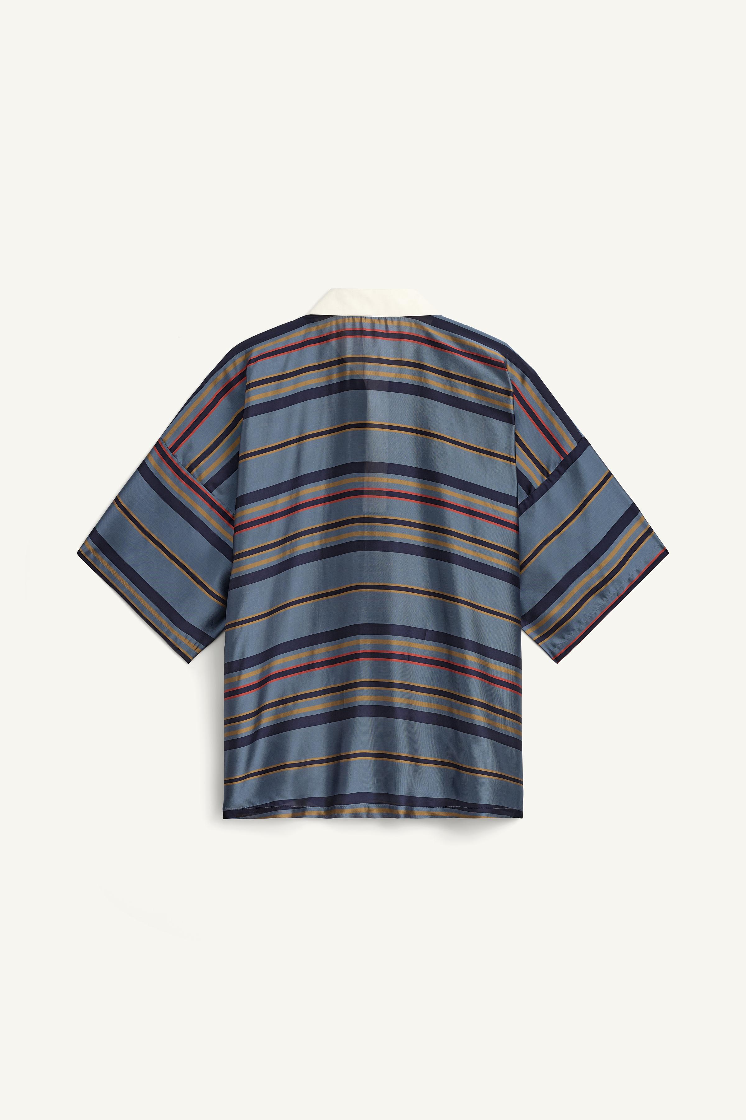 CHEMISE POLO BOXY FIT CUPRO-SOIE